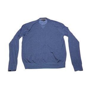 Banana Republic Blue Pullover Sweater Men’s Size Large Lightweight Preppy Casual